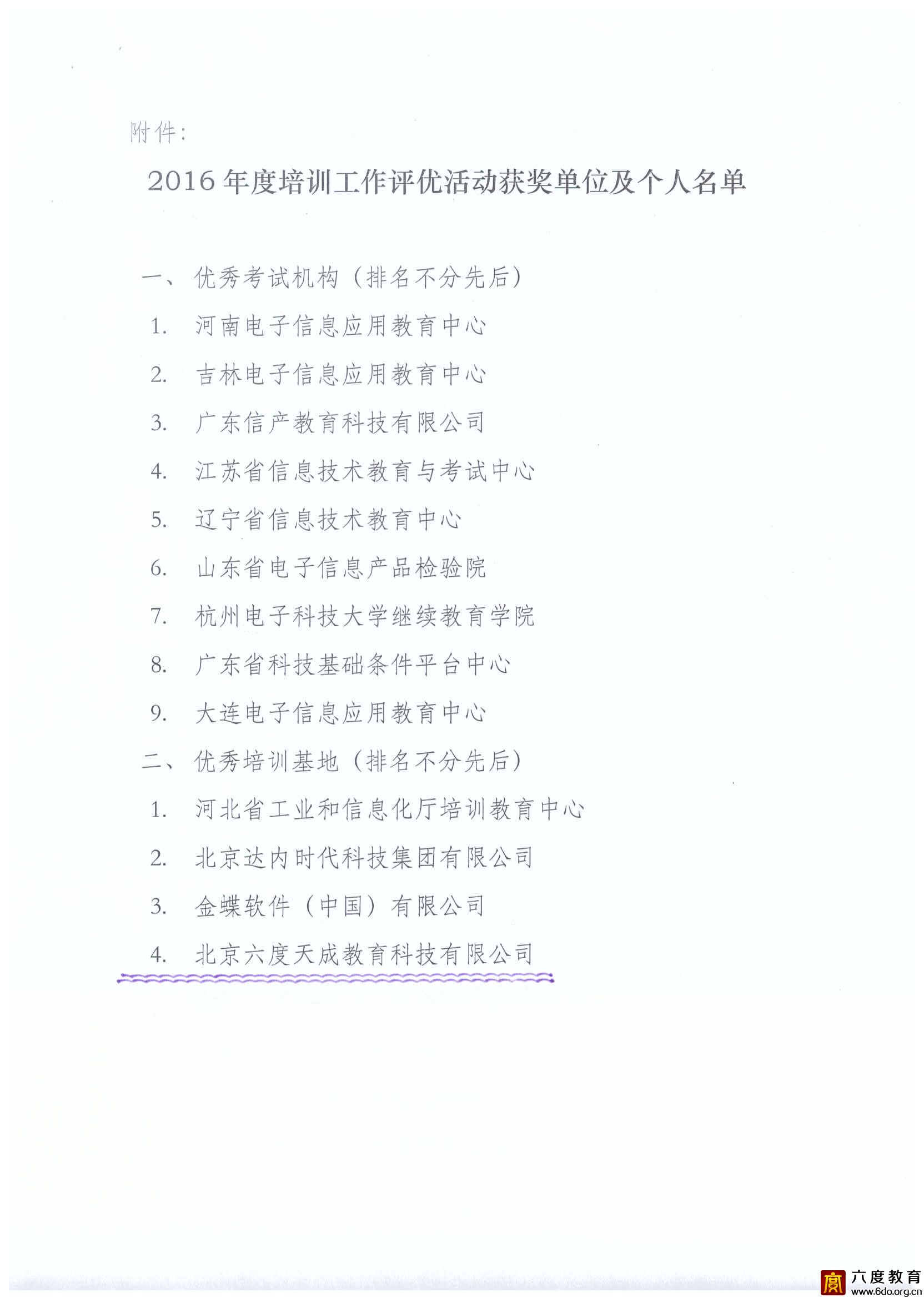 六度教育再獲“優(yōu)秀培訓(xùn)基地”稱號(hào)